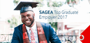 Vodacom honoured at the SAGEA Graduate Employer awards