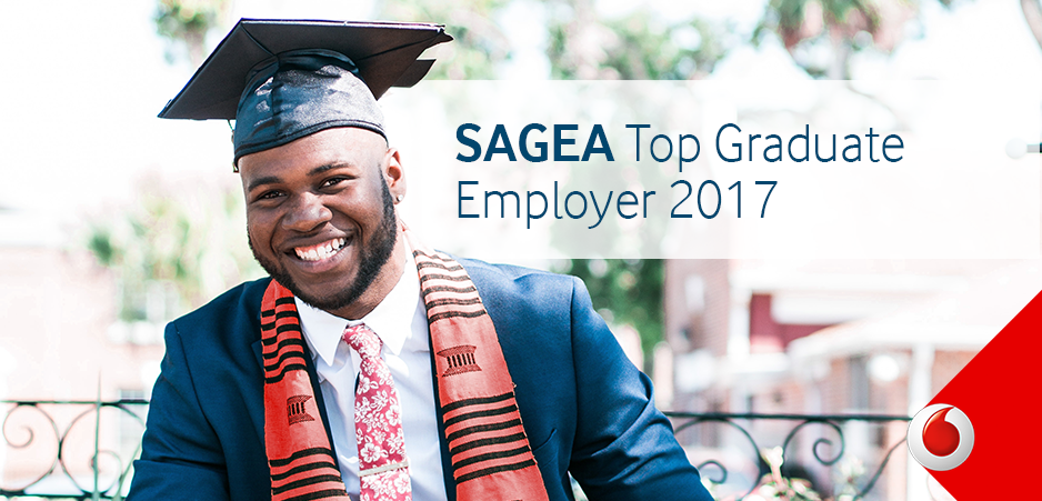 Vodacom honoured at the SAGEA Graduate Employer awards