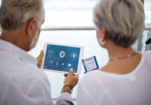 An older person's guide to setting up their device