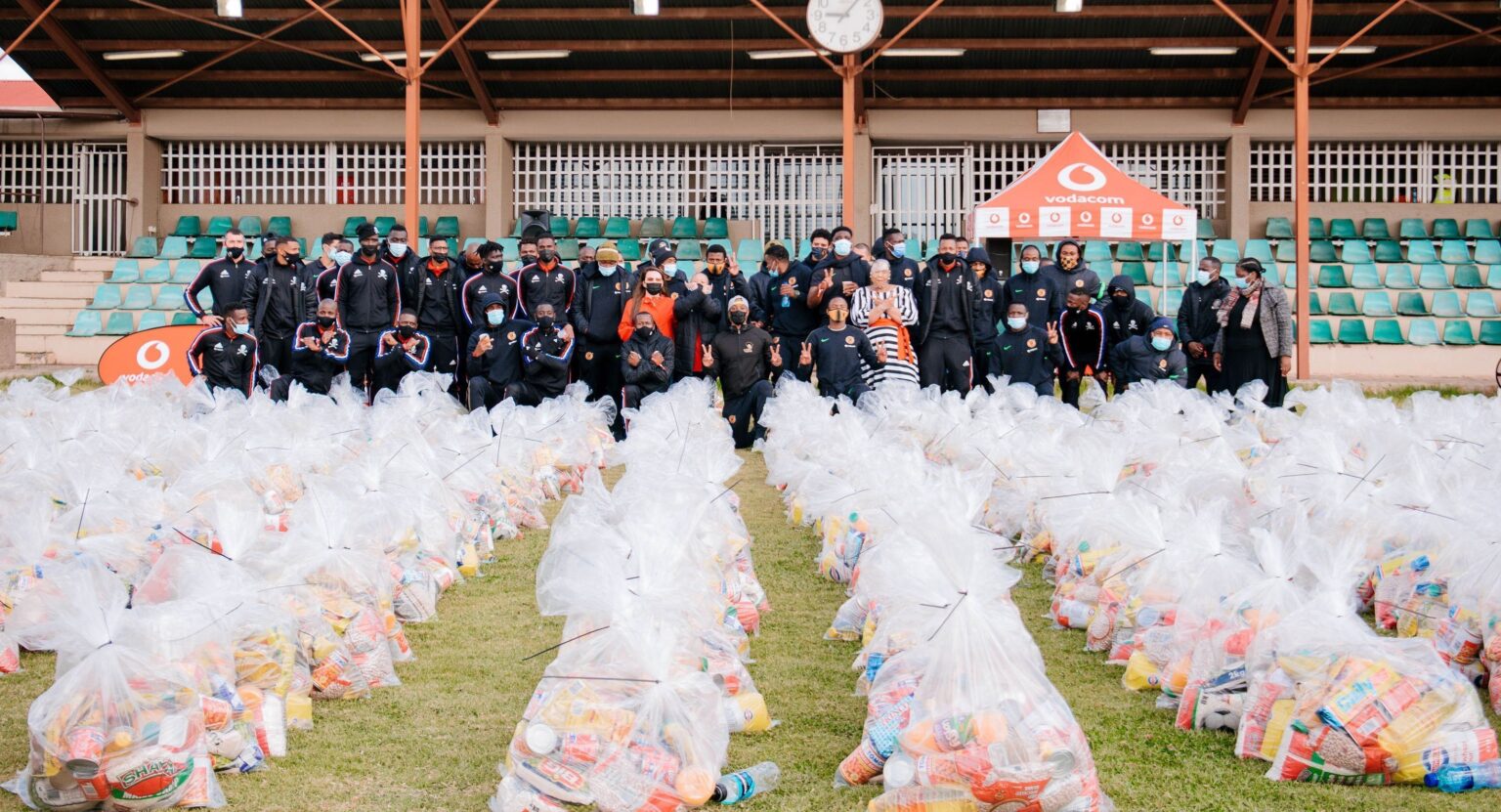 Vodacom brings football rivals together to feed their community