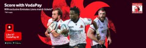 VodaPay and Emirates Lions Ticket Giveaway