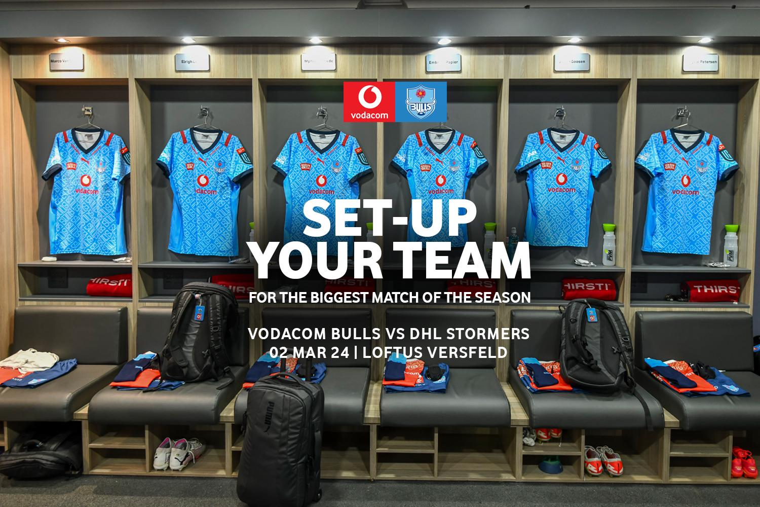 WIN a chance to set up the Vodacom Bulls Locker Room!