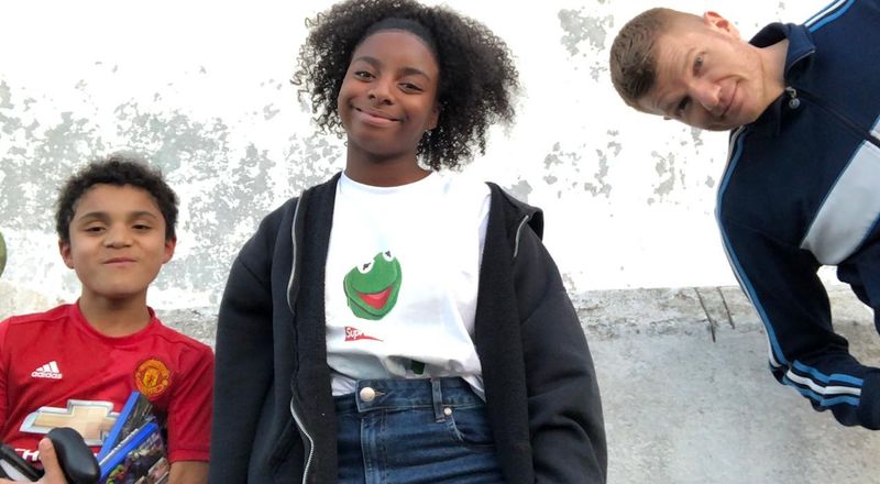 mike and his kids