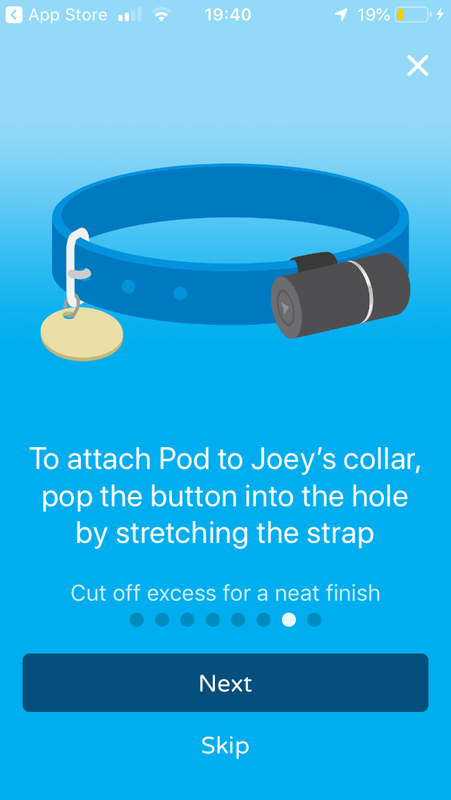 How to attach the V-Pet Tracker strap