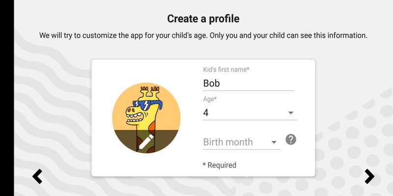 Create customisable, separate profiles on the YouTube Kids app