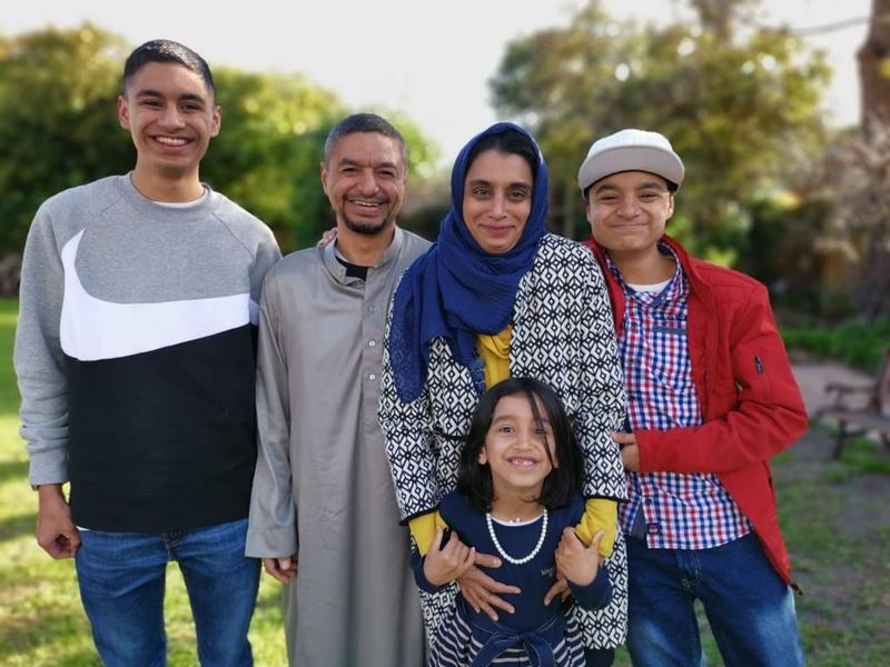 Faranaaz Rahbeeni and her family