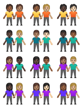 The new emojis are more inclusive